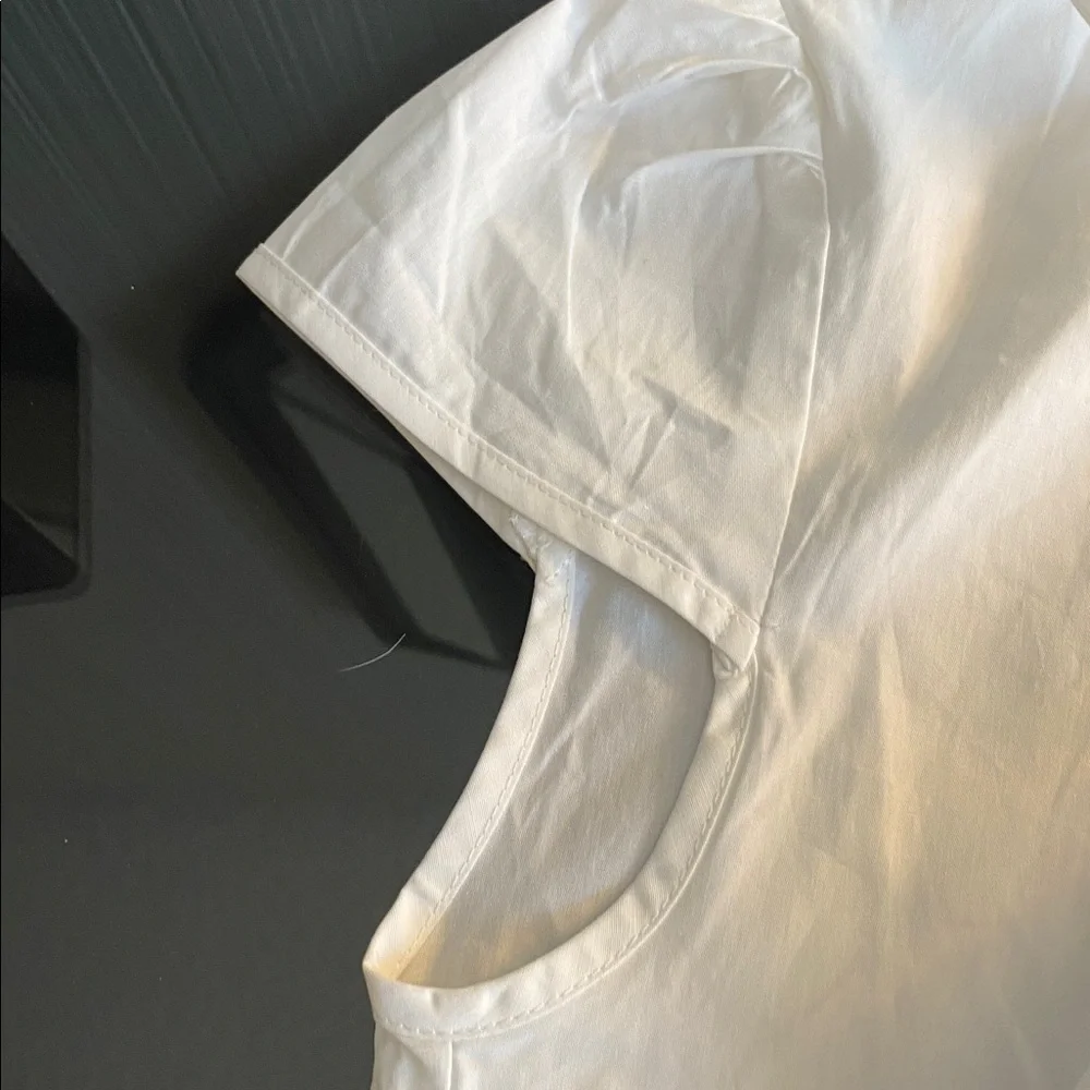 White Button-Up Arianwyn Blouse by Princess Polly. - Picture 8 of 9